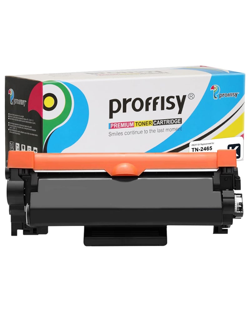 proffisy TN-2465 Toner Cartridge, Easy Refill TN-2465 Toner Cartridge Compatible with Brother DCP-L2531DW, HL-L2351DW (1pcs) - Image 1