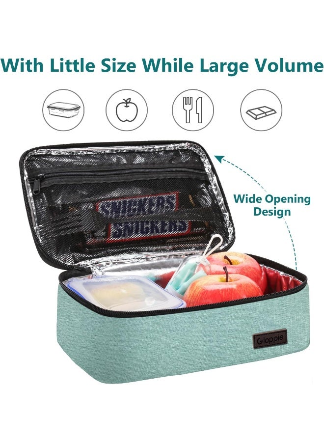 Gloppie Little Lunch Bag Small Insulated Lunch Box for Men Women Kids Lunchbox Mini Lunchbag Petty Lunch Pail Reusable - Image 5