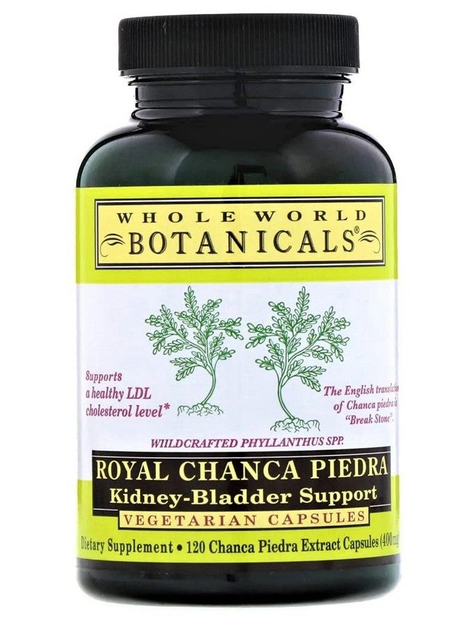 Whole World Botanicals دعم الكلى والمثانة من رويال تشانكا بيدرا™ 120 كبسولة نباتية، لصحة الكلى والمثانة - Image 1