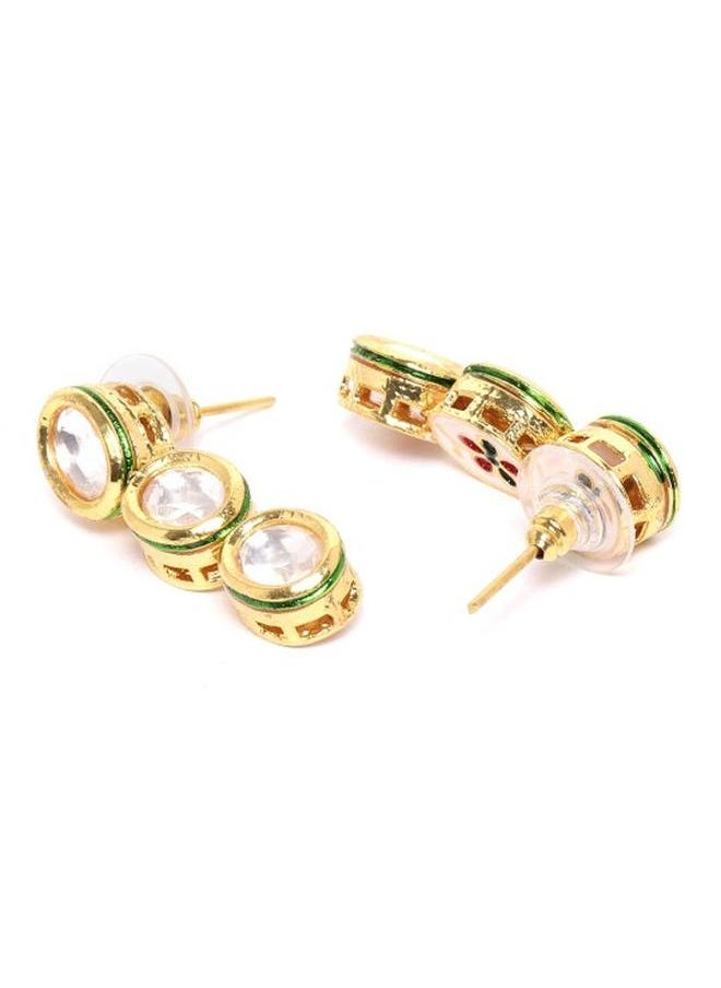 Priyaasi Elegant Women Brass Jewellery Set with pattern and secured with closure and styled in ideal for Western moments — designed to make heads turn.  - Image 4