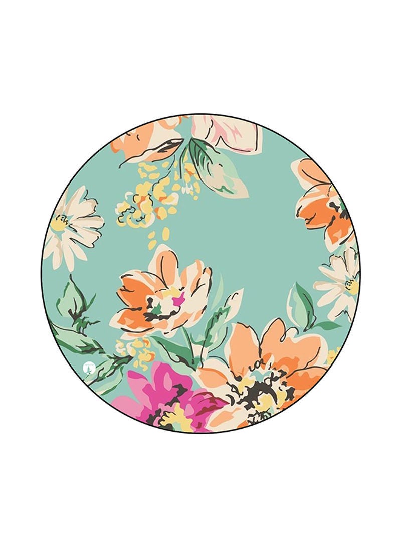 Flowers Printed Mouse Pad multicolour