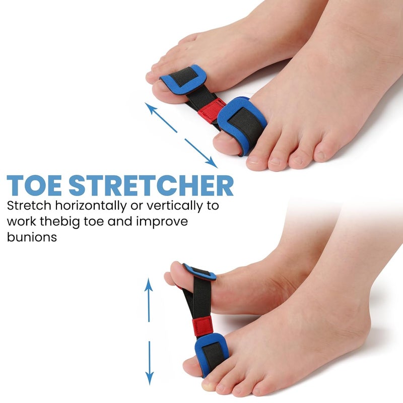 Pnrskter 9PCS Bunion Corrector for Women and Men, Big Toe Straightener, Bunion Protector Bunion Relief Bunion Pad (9PCS) - Image 4