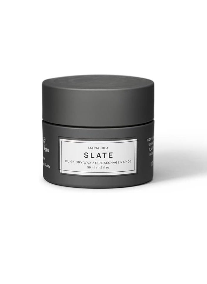 Maria Nila Hair Wax Slate 50 ml Hold 5 5 For Short Hairstyles Strong firmness and Light Shine 100 Vegan and Sulfate Paraben free  - Image 1