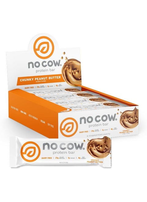 No Cow Protein Bar, Chunky Peanut Butter