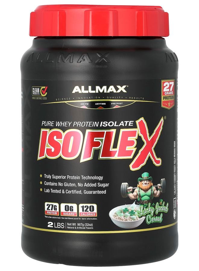 Allmax ISOFLEX® Pure Whey Protein Isolate Lucky Jacked Cereal 2 lbs (907 g)