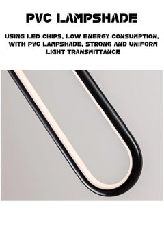 LOOPITYS （Warm light）Bedside chandelier light luxury modern simple  room bedroom lamp minimalist long line creative living room background,pendant light  - Image 5