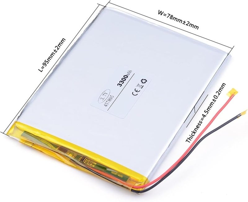 3.7 فولت 3300 مللي أمبير ساعة بطارية ليثيوم أيون قابلة لإعادة الشحن 1 قطعة - Image 3