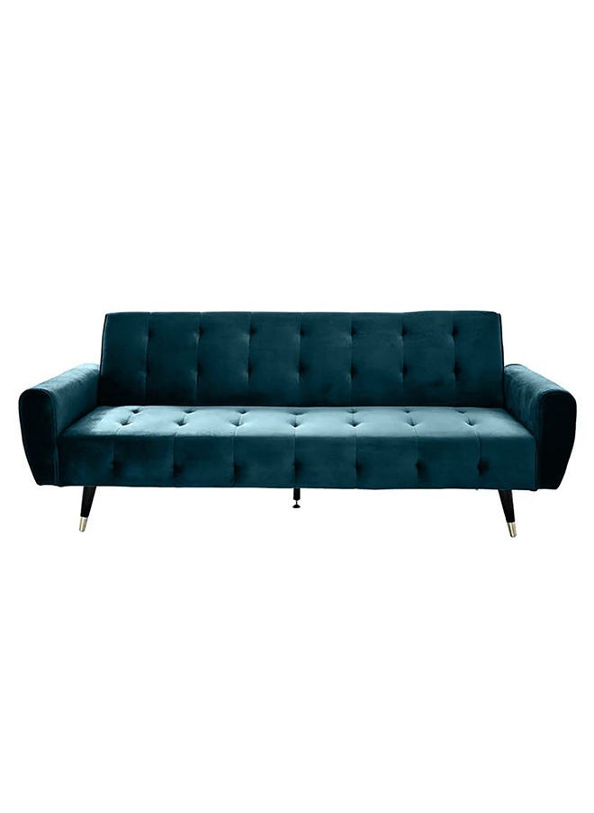 إن - هاوس مونتلا | أريكه سرير 2 في 1 من المخمل 36x179x106 cm- تركواز غامق  - Image 5