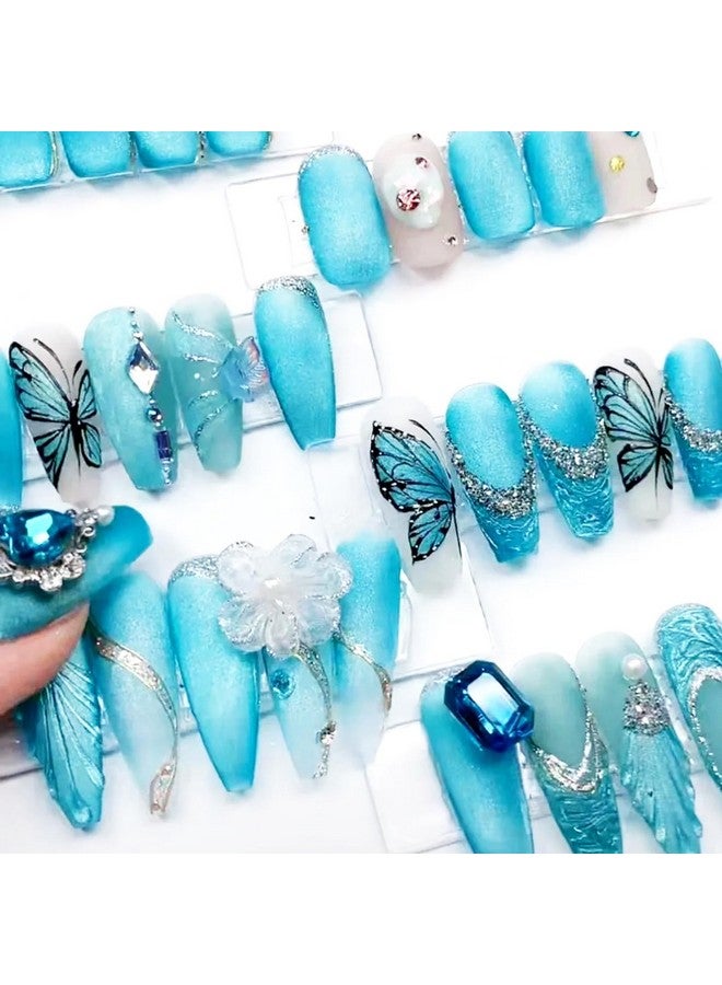 NAIL GIL Nailgil Cat Eye Gel Nail Polish With Magnet Jelly Blue Cat Eyes Gel Polish Galaxy Soak Off Holographic Cats Eye Gel Polish Magnetic For Nail Art Manicure Salon Diy At Home - Image 3