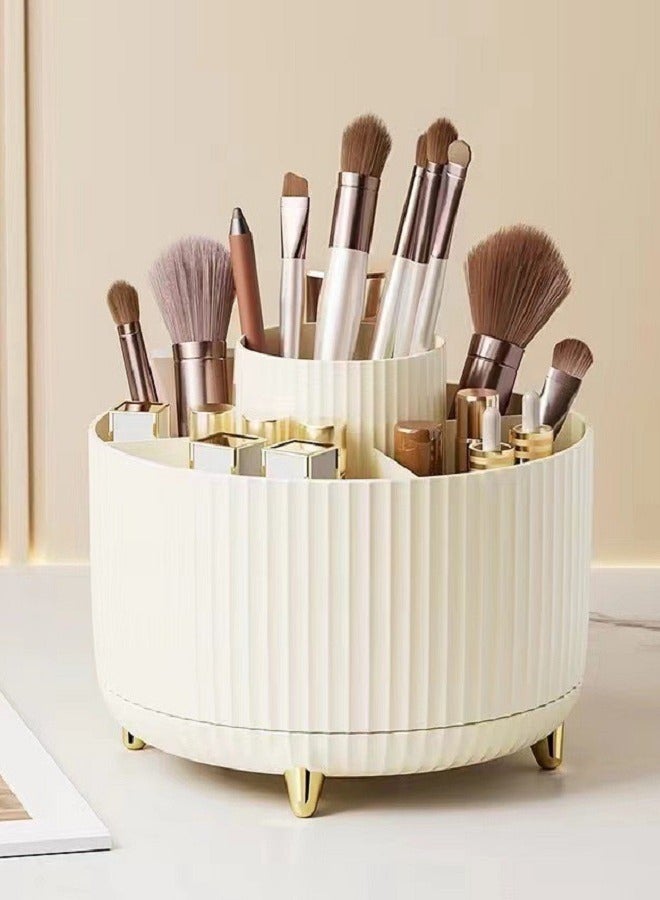 Generic 360° Rotating makeup Storage Box Desktop Makeup Organizer Cosmetic Brush Holder Lipstick Eyebrow Pencil Holder Jewelry Container  - Image 1