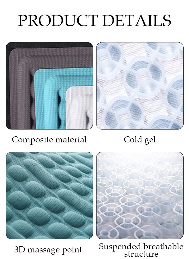 DUNISO Car seat Cushion for Gel Seat Cushion, Cooling Seat Cushion with Non-Slip Office Chair Gel Seat Cushion Home Wheelchair Seat Cushion Soft and Breathable Fits Car, SUV, Pickup Truck  - Image 4