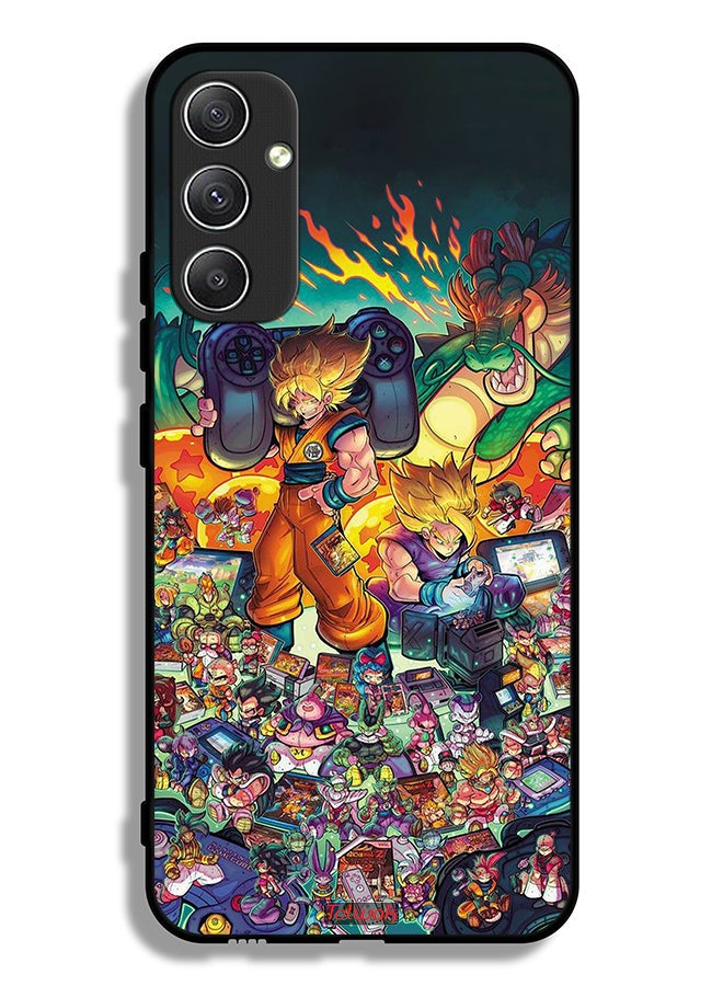 Tolwak Samsung Galaxy A34 5G Protective Case Cover Gamer Art Doodles - Image 1