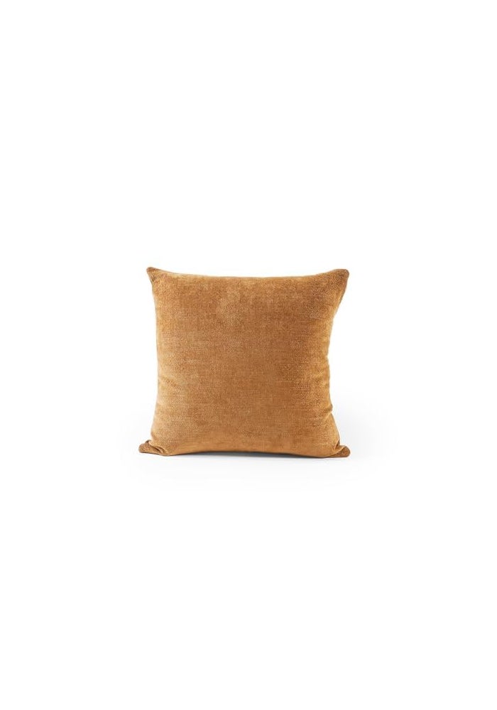 Eminence Home Milano Textured Filled Cushion, Mustard Yellow, 48x48 cm - Image 1