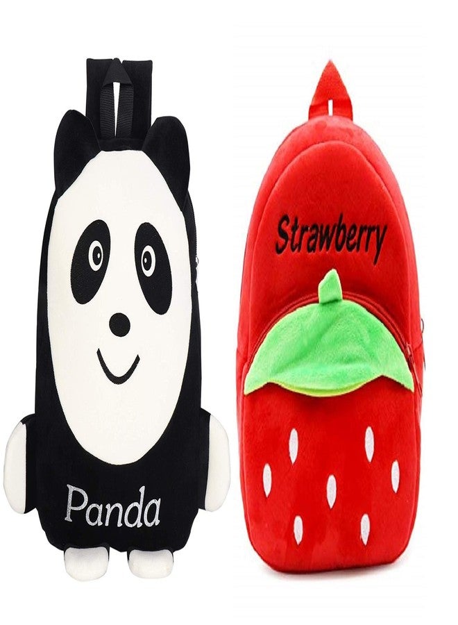 Black Hill Kids School Bag Soft Plush Backpack Cartoon Bags Mini Travel Bag for for Girls Boys Toddler Baby - Image 1