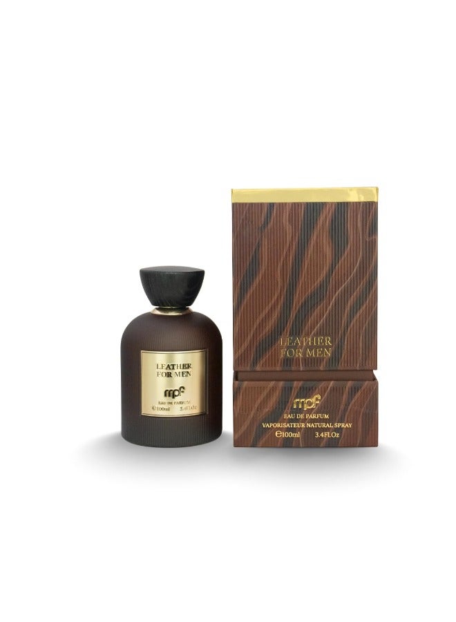 mpf Leather For Men Eau De Parfum - 100ml | Men Luxurious and Captivating Fragrance - Image 2
