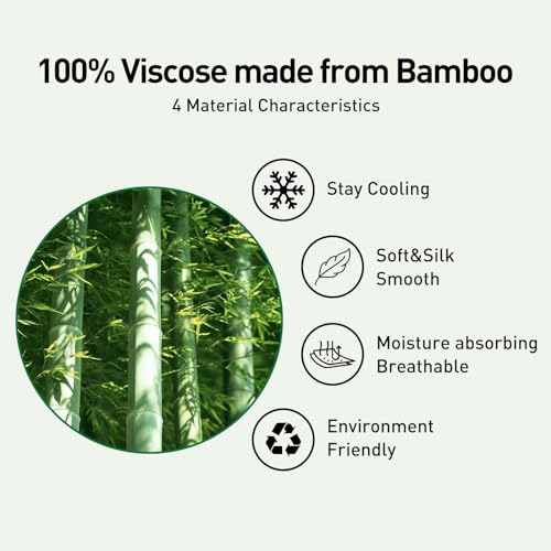 STWIENER 100% Viscose Made from Bamboo Comforter for Hot Sleepers- Breathable Cooling Silky Soft Duvet Insert King Size-with 8 Corner Tabs- All Season Comforter (102x90 Inches, White) - Image 2