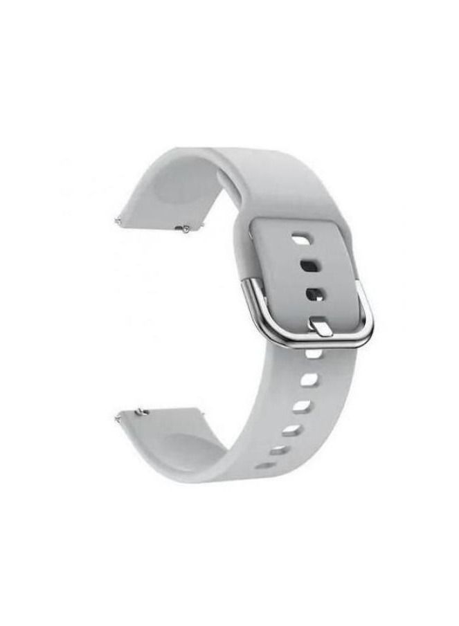 حزام رياضي من السيليكون مقاس 22 ملم مع إبزيم سريع التحرير لساعة هونر ماجيك 2 46 ملم رمادي - Image 1