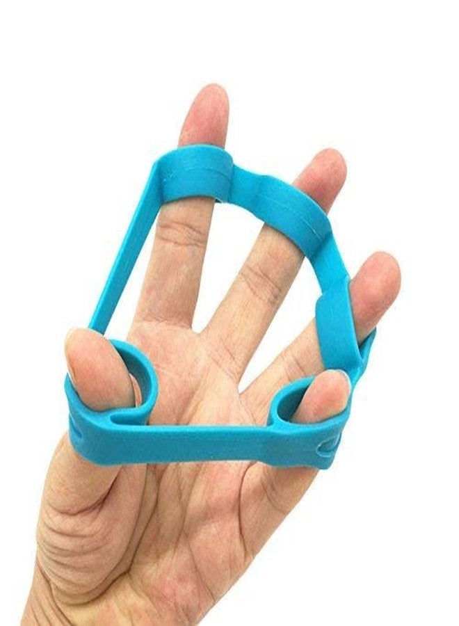 TERXA Finger Exercise | Finger Grip Stretcher | Silicone Resistance Bands | Elastic Hand Grip Extender | Palm Strengthener For Athletes/Therapy/Stress Relief (Pack of 1,Multicolor) - Image 1