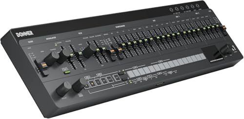Donner ESSENTIAL L1 Synthesizer with 64-Step Sequencer, S2C Magnetic Modular System, Portable Synth CV/GATE/SYNC I/O - Image 1