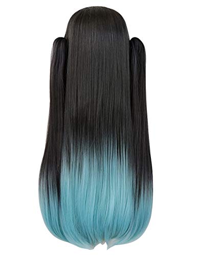 Cosrea Japanese Anime Costume Cosplay Wig Long Straight Synthetic Hair for Halloween Women - Image 5