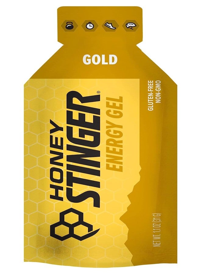 Honey Stinger Gold Energy Gel, Gluten Free & Caffeine Free, for Exercise, Running and Performance, Sports Nutrition for Home & Gym, Pre and Mid Workout, 24 Pack, 26.4 Ounce - Image 2