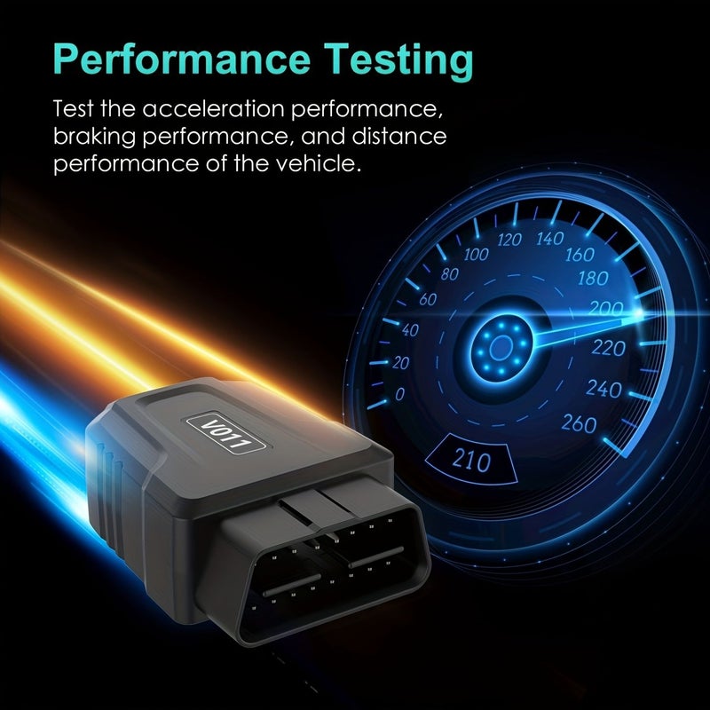 OBD V011 Car Diagnostic Scanner Read Engine Issues Reset Check Engine Light Compatible IOS Android - Image 1
