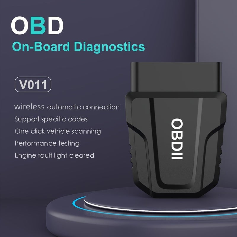 OBD V011 Car Diagnostic Scanner Read Engine Issues Reset Check Engine Light Compatible IOS Android - Image 3