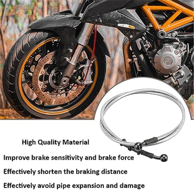 Vuzmode 120cm Motorcycle Brake Clutch Oil Hose - Image 4
