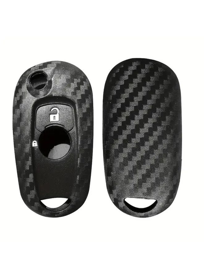 Black Silicone Key Case Cover for Opel Vauxhall Astra K Corsa E 2015 2019 - Image 4
