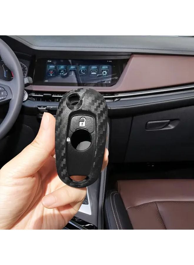 Black Silicone Key Case Cover for Opel Vauxhall Astra K Corsa E 2015 2019 - Image 3