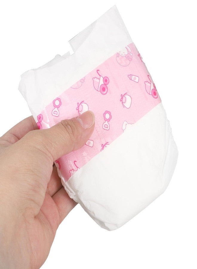 VOSAREA 5pcs Baby Doll Diapers for 12 Inch Dolls Paper Doll Diapers for Baby Dolls Doll Accessories Pretend Play Doll Nappies Baby Dolls Diapers Simulation Diapers Baby Doll Nappies - Image 5