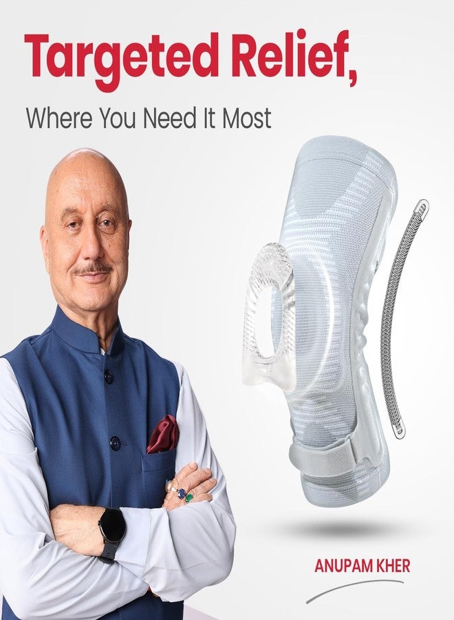 AGEasy (Max Group) Hinged Knee Braces for Osteoarthritis | For Men & Women | Knee Caps for Pain Relief | Breathable fabric with Side Hinges | Knee Support for Joint Pain & Injury Recovery (M - Pair) - Image 3