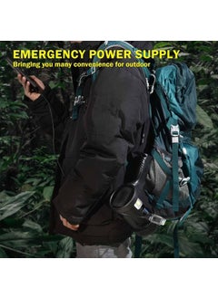 Meneflix Meneflix Super Bright Led Rechargeable Torch 100000 Lumens Super Bright Spotlight Long Range Searchlight Solar Powered Rechargeable Torch Suitable for Outdoor Emergency Camping Fishing Hunting  - Image 5