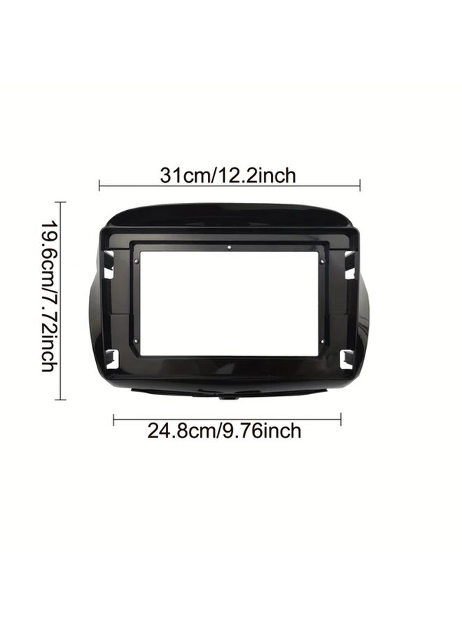 Black 10 1 Inch Car Radio Dash Kit for Honda FR V EDIX 2004 2009 Double Din Bezel - Image 2