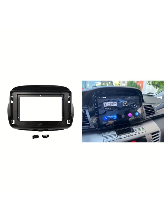 Black 10 1 Inch Car Radio Dash Kit for Honda FR V EDIX 2004 2009 Double Din Bezel - Image 1