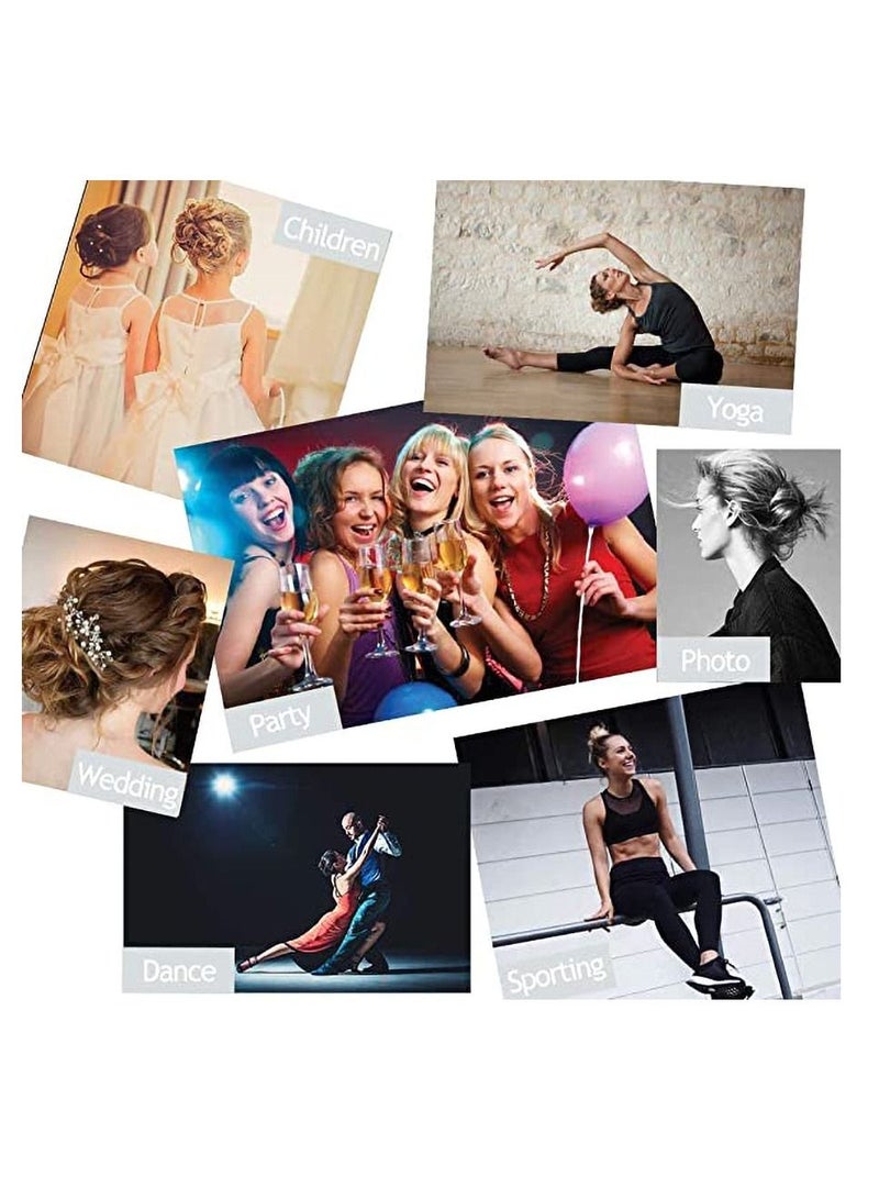 إستيل كعكة كوكتيل فوضوي ، كعكة الشعر ، وصلات شعر ، وصلات شعر مرنة ، قطعة شعر ، وصلات شعر ، وصلات شعر ، وصلات شعر صناعية ، سكرانشيز ، للنساء ، اللون رقم 8 - Image 4