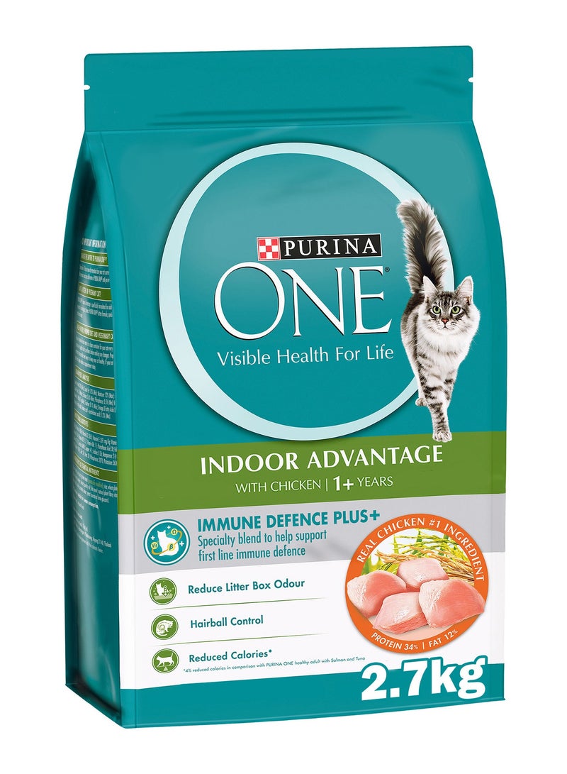 PURINA One Indoor Advantage With Chicken 2.7kg  - Image 1