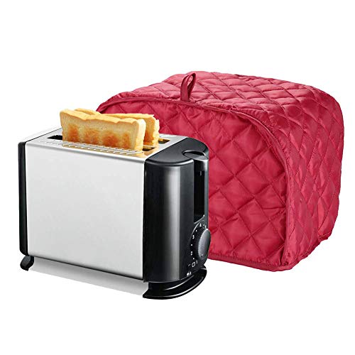 Ruibo Toaster Cover 2 Slice,small Appliance Cover For Kitchen / Keep Toaster Free From Dust And Fingerprint (11.5w X 8d X 8h, Wine Red) - Image 3