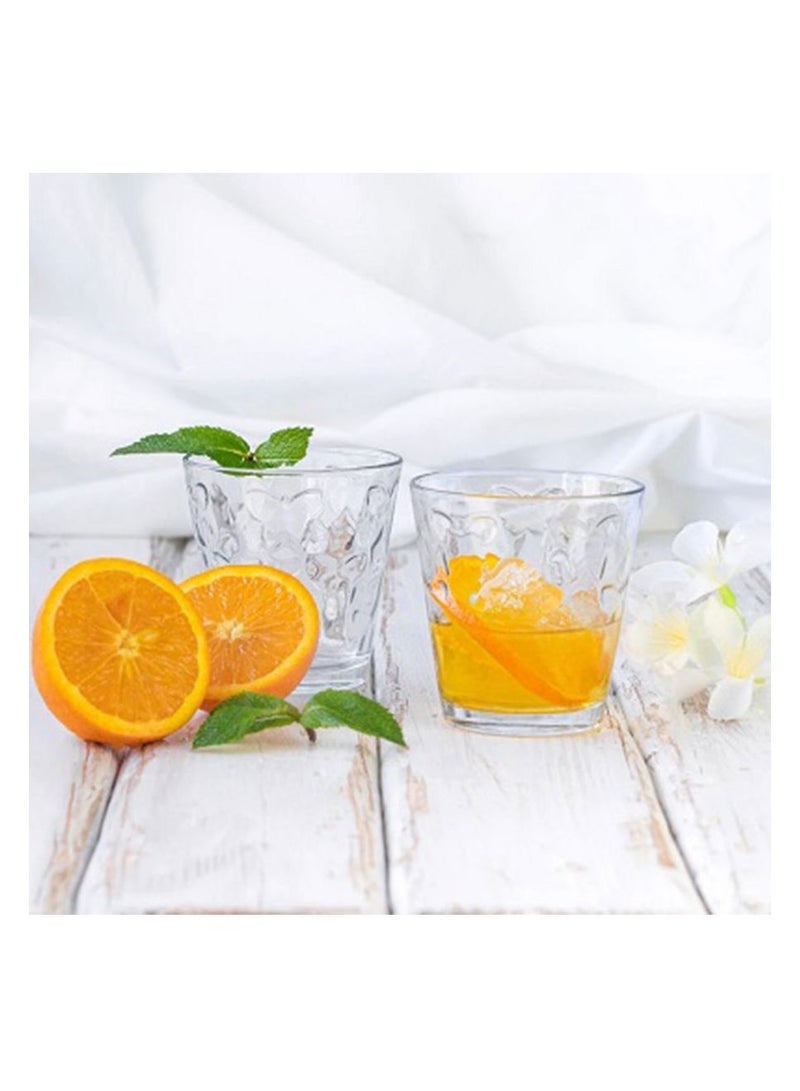 LAV 3-Piece Kelebek Soft Drink Glass Set – 255 ml – Clear Glass Tumblers for Juice, Water & Beverages - Image 1