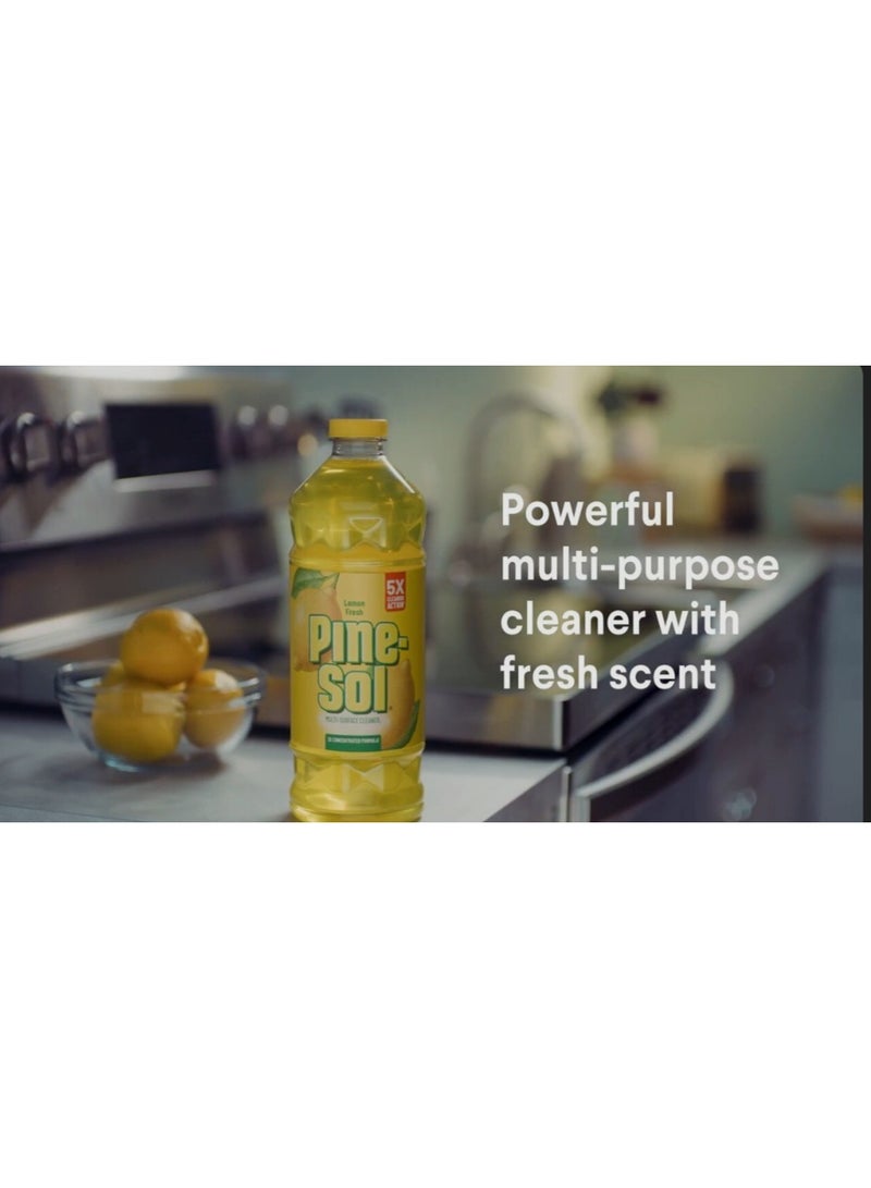 باين سول باين-سول منظف ومعطر متعدد الأسطح، برائحة الليمون المنعشة، 24/28 أونصة سائلة - Image 4