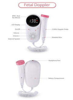 Portable Doppler Fetal Heart Rate Monitor for Home Easy to Use - pzsku/ZE1A215C824C0F3947487Z/45/_/1684313197/0ccdea33-69b0-4693-9080-7577766d5927