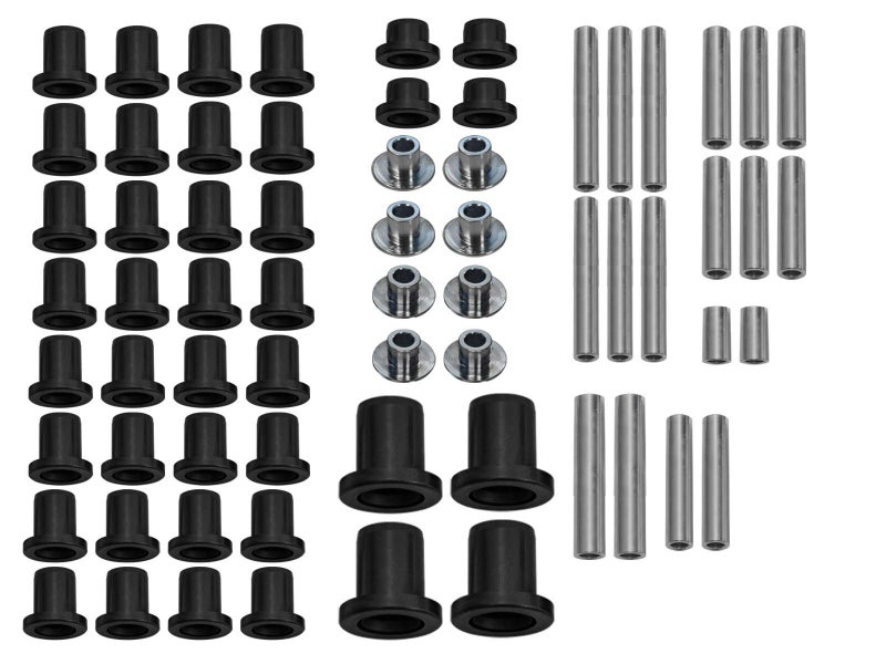 SuperATV Heavy Duty HDPE AArmControl Arm Bushing Kit for OE Arms for Polaris RZR 900900 4900 S 2015 ONLY  Front and Rear  Much Stronger Than Stock