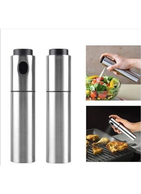 Technosmart Olive Oil Vinegar Sprayer Stainless Steel Spray Oil Pot Oil Bowl  - Image 2
