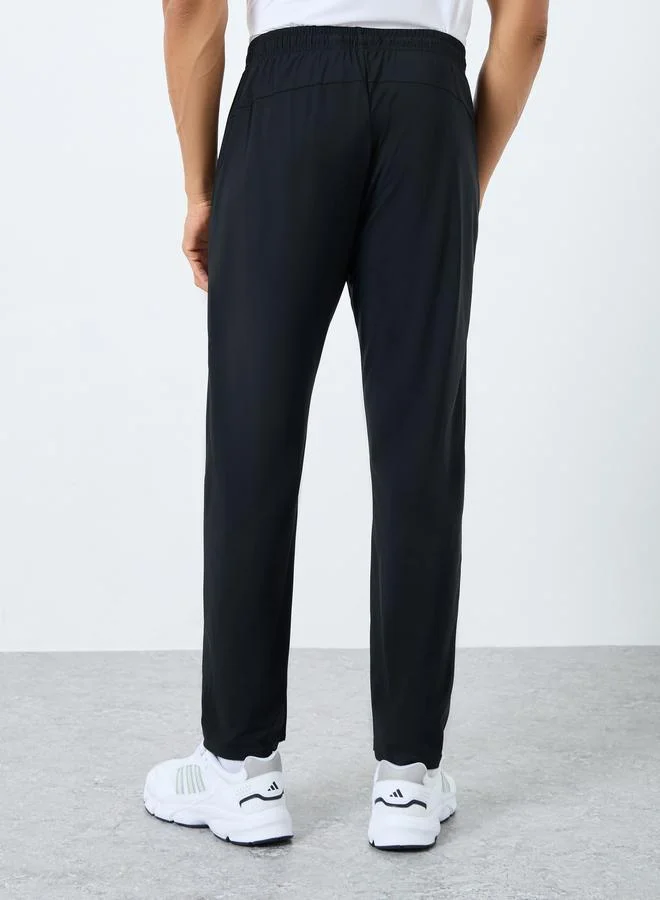 Styli Styli Open Hem Training Track Pants with Reflective Detail