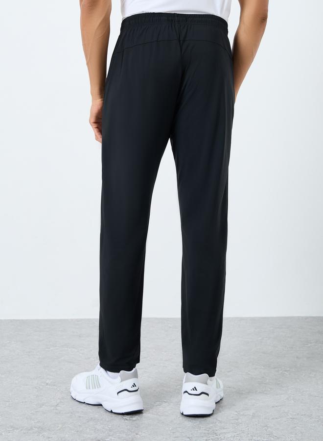 Styli Open Hem Training Track Pants with Reflective Detail - Image 4