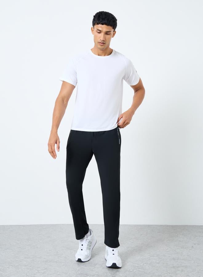 Styli Open Hem Training Track Pants with Reflective Detail - Image 2
