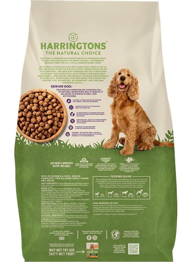 Harringtons Complete Chicken Rice Senior Dry Food 12Kg - Image 3