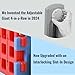 SDADI Screwless Giant 4inaRow Game Set with BlockStyle Assembly Adjustable Height 4toScore Connect Game Portable Family Yard Game for Indoor Outdoor Play - Image 4