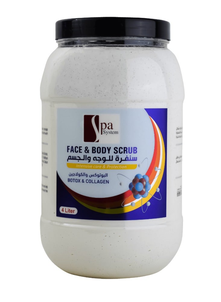 سبا سيستم سنفرة للوجه والجسم من سبا سيستم - 4 لتر (بوتوكس و كولاجين)