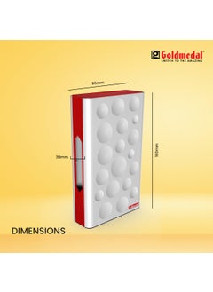 GOLD MEDAL Goldmedal GSpot Stereophonic Ding Dong Door Bell for Home with Pleasant Sound Easy to Install Door Bell for Home Office Long lasting And Reliability White Red Pack of 1  - Image 4